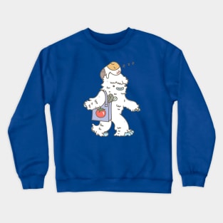 Bubu the Guinea Pig, Yeti Baby Sitter Crewneck Sweatshirt